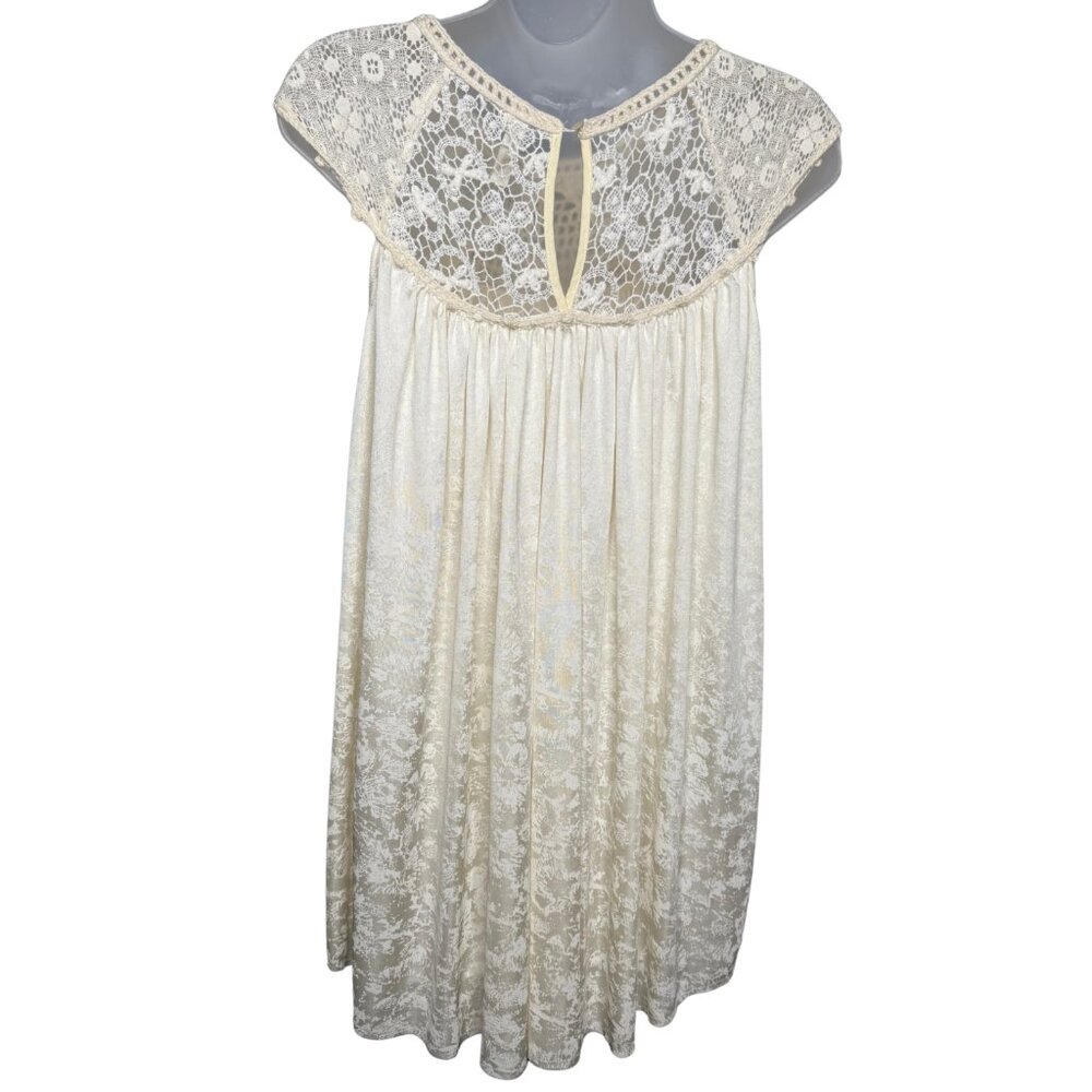 Free People Romantic Babydoll Crochet Lace Tank - Picture 3 of 6
